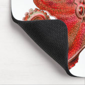 Tapis De Souris Rouge octopique de Haeckel (Coin)