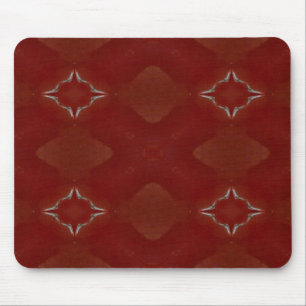 Tapis De Souris Rouge, or, et kaléidoscope blanc 1