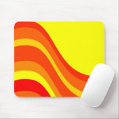 Tapis De Souris Rouge orange et jaune (Avec souris)
