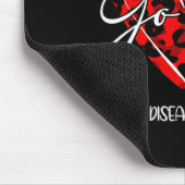 Tapis De Souris Rouge pour les femmes Mois de sensibilisation aux (Coin)