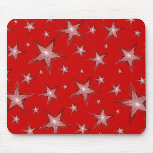 Tapis De Souris Rouge Stars mousepad rouge (Devant)