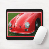 Tapis De Souris Rouge vintage (Avec souris)