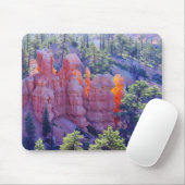 Tapis De Souris Rougeoyer de canyon de Bryce (Avec souris)