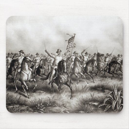 Tapis De Souris Rough Riders : Colonel Theodore Roosevelt (Devant)