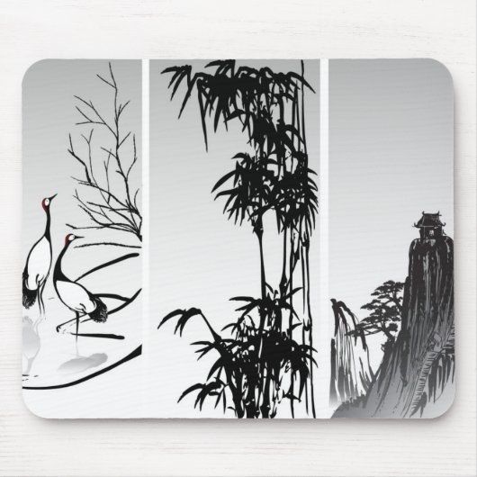 Tapis De Souris Rouleau oriental vertical (Devant)