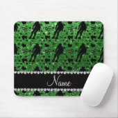 Tapis De Souris Rouleau vert nommé fait sur commande Derby de (Avec souris)