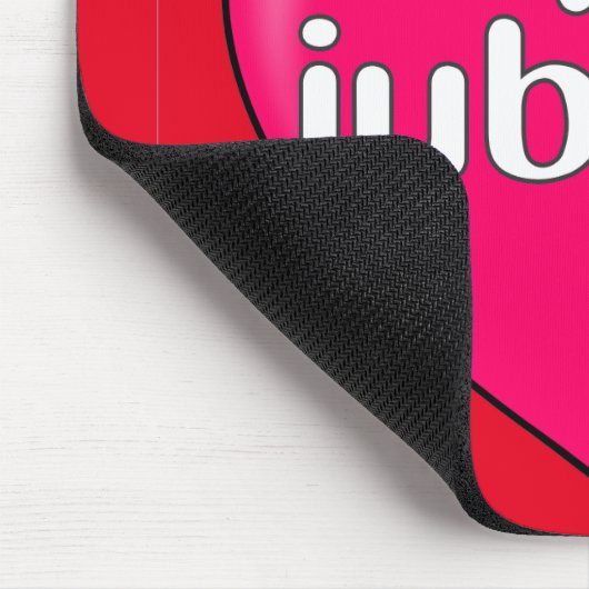 Tapis De Souris Roumain - Je vous aime (Coin)