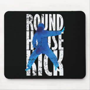 Tapis De Souris Round House Kick Kickboxing Taekwondo 