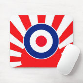 Tapis De Souris Roundel cible MOD sur Sunburst (Avec souris)