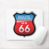 Tapis De Souris Route 66 (Avec souris)