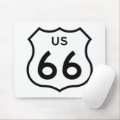 Tapis De Souris Route 66 (Avec souris)
