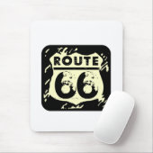 Tapis De Souris Route 66 Panneau Souris (Avec souris)