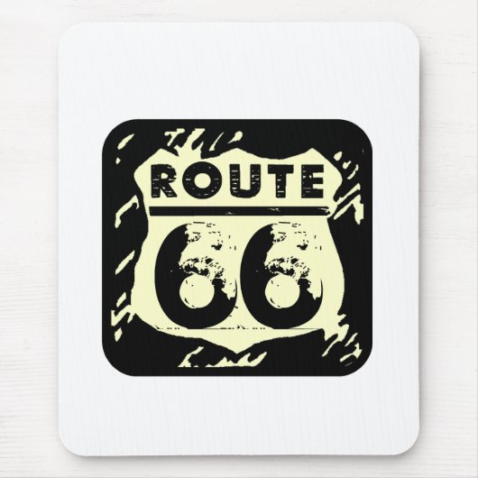 Tapis De Souris Route 66 Panneau Souris (Devant)