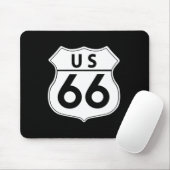 Tapis De Souris Route 66 Route Classic Signale Mousepad (Avec souris)