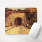 Tapis De Souris Route avec viaduc sous-terrain par Vincent van Gog (Avec souris)