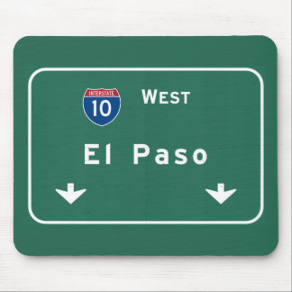 Tapis De Souris Route d'autoroute d'autoroute nationale de tx d'El