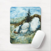 Tapis De Souris Route de campagne Mousepad (Avec souris)