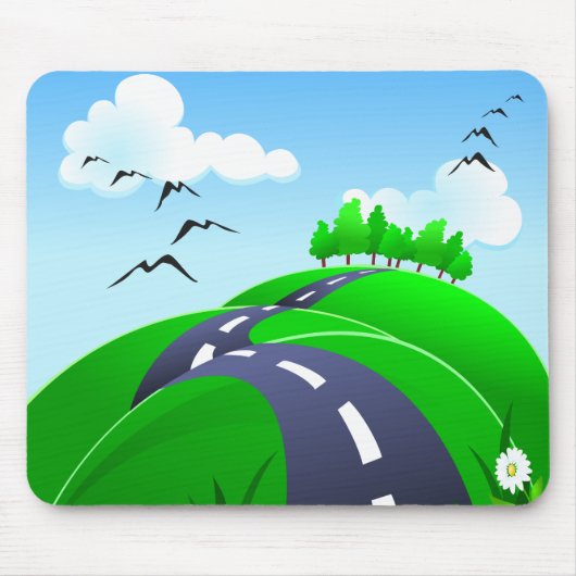 Tapis De Souris Route de Hilly, mousepad (Devant)