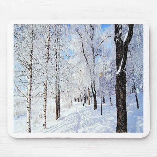 Tapis De Souris Route de neige (Devant)