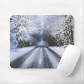 Tapis De Souris route d'hiver (Avec souris)