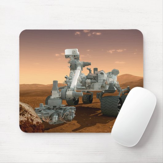 Tapis De Souris Rover Curiosity Du Laboratoire Scientifique Mars.  (Avec souris)