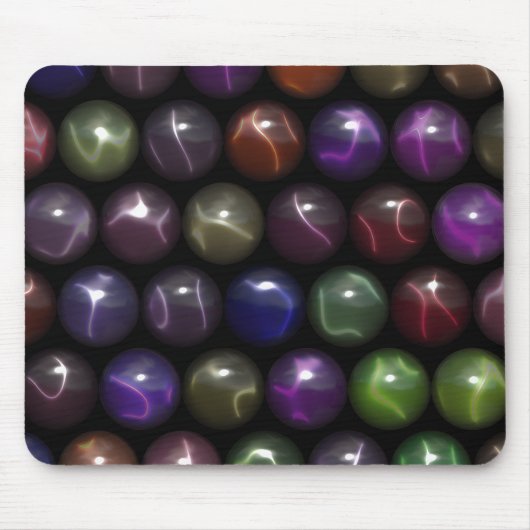 Tapis De Souris Rows Of Catseye Marbles (Devant)