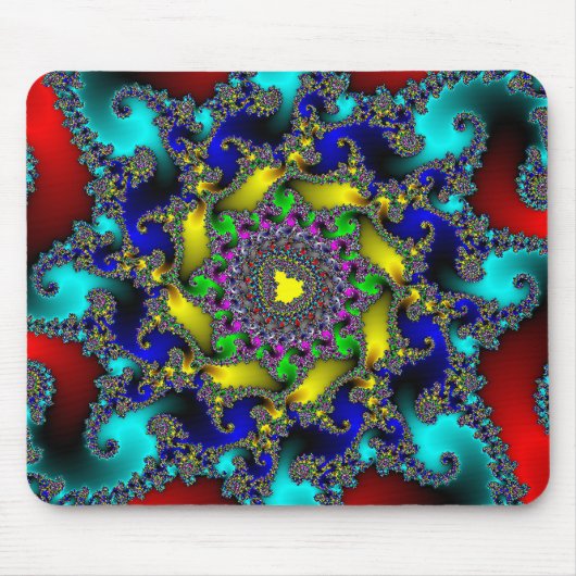 Tapis de souris royal de fractale (Devant)