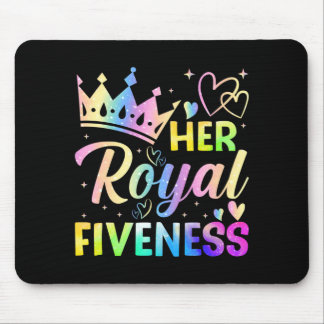 Tapis De Souris Royal Fiveness 5e anniversaire 5 ans pour filles