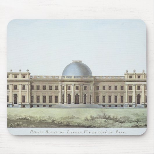 Tapis De Souris Royal Palace à Laeken, vue du parc, de ' (Devant)