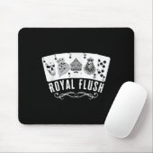 Tapis De Souris Royal Spade Flush Skeleton King Queen Spades Ker G (Avec souris)