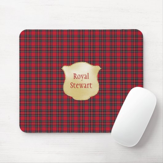 Tapis De Souris Royal Stewart Original Scottish Tartan (Avec souris)