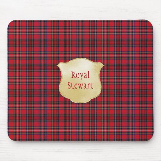 Tapis De Souris Royal Stewart Original Scottish Tartan (Devant)