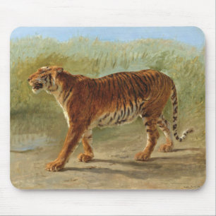Tapis De Souris Royal Tiger Marching (par Rosa Bonheur)