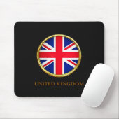 Tapis De Souris Royaume-Uni - Drapeau britannique (Avec souris)