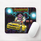 Tapis De Souris RS jaune Mousepad de Chevy Camaro (Avec souris)