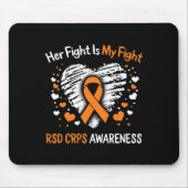 Tapis De Souris RSD CRPS Sensibilisation Son Combattre Le Complexe (Devant)