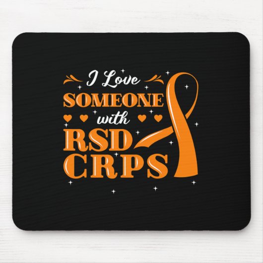 Tapis De Souris RSDCRPS Complexe orange Syndrome régional de doule (Devant)