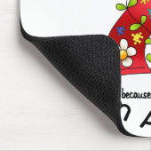 Tapis De Souris Ruban 1 de fleur d'AUTISME (Coin)