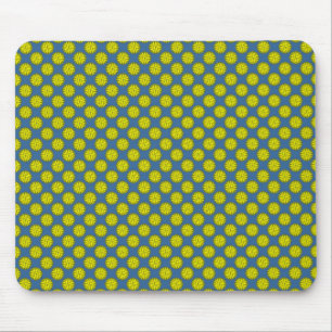 Tapis De Souris Ruban de fleurs jaunes par Kenneth Yoncich