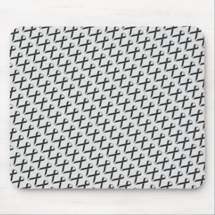 Tapis De Souris Ruban de la Black Standard par Kenneth Yoncich