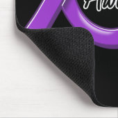 Tapis De Souris Ruban de sensibilisation à la fibrose kystique (Coin)