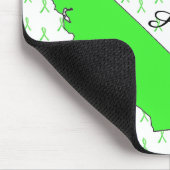 Tapis de souris Ruban de sensibilisation à la mala (Coin)