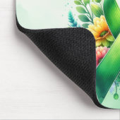 Tapis De Souris Ruban de sensibilisation à la maladie de Lyme (Coin)