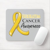 Tapis De Souris Ruban de sensibilisation au cancer neurooblastoma (Avec souris)
