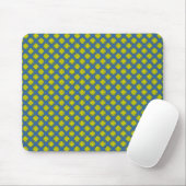 Tapis De Souris Ruban de trèfle jaune par Kenneth Yoncich (Avec souris)