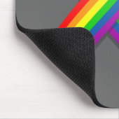 Tapis De Souris Ruban Mousepad de conscience d'arc-en-ciel (Coin)