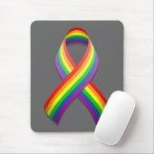 Tapis De Souris Ruban Mousepad de conscience d'arc-en-ciel (Avec souris)