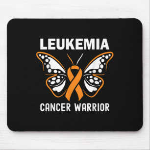 Tapis De Souris Ruban Papillon Sensibilisation au Cancer de la Leu