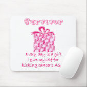 Tapis De Souris ruban rose 3 (Avec souris)