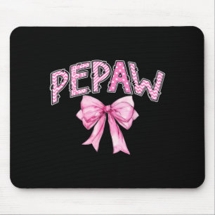 Tapis De Souris Ruban rose coquette correspondant fille d'annivers